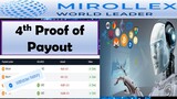 4th Proof of Payout in Mirollex I How to earn Mirollex