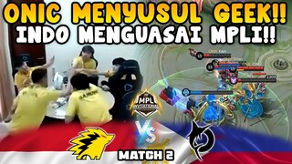 ONIC Menyusul GEEKFAM ke GRAND FINAL!! Dua Team INDO Bertemu!! - ONIC vs TODAK Match 1