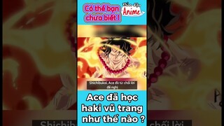 Ace đã học haki vũ trang như thế nào ? #onepiece #shorts