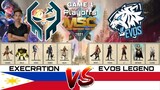 SUPER INTENSE! EXECRATION vs EVOS LEGEND [Game 1 BO3]  MSC Playoff Day 1 | MSC 2021
