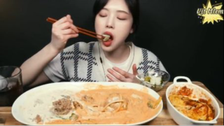 Pasta kem, rose pasta, trứng cuộn cơm,...phần 4 #mukbang