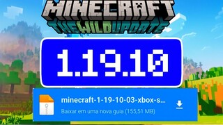SAIU ATUALIZAÇÃO DO MINECRAFT PE 1.19.10 OFICIAL WILD UPDATE -  Minecraft Bedrock Mcpe