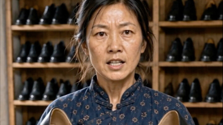 A Day in the Life of an 80s Couple Hand-Making and Selling Paper Shoes. [AI All-People Producer]
