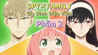 Bố điệp viên mẹ sát thủ và con gái có siêu năng lực, cả nhà chung tay bắt cướp | SPY×FAMILY |Tập 4-6