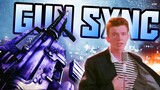 NEVER GONNA GIVE YOU UP | GUN SYNC
