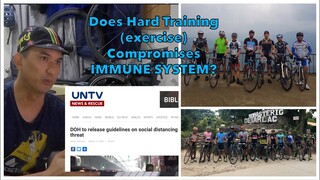 EXERCISE AND IMMUNE SYSTEM ok ba sobra sa ensayo? does hard training compromises our immune system?