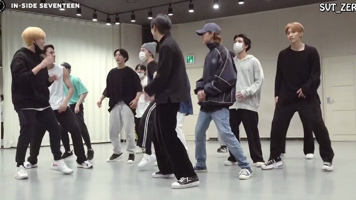 【SVT_ZER·0】[INSIDE SEVENTEEN] خلف كواليس تدريب رقص القرص الذهبي - محطة الصفر - ترجمة صينية