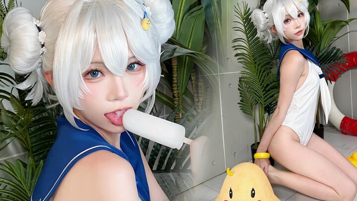 Yade’s just enjoying the reward the Commander gave him.