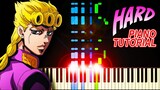 Giorno's Theme (from Jojo's Bizarre Adventure: Golden Wind) - Piano Tutorial