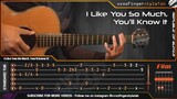 I Like You So Much, You’ll Know It - Fingerstyle Guitar Cover + TAB Tutorial