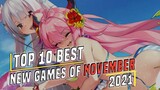 TOP 10 BEST & NEW GAMES OF NOVEMBER 2021 // On Android & iOS