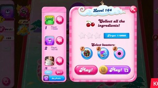 CANDY CRUSH SAGA LEVEL 164 (NEW VERSION)