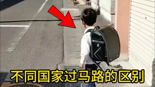 不同国家过马路的区别