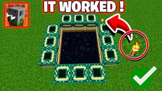 How to Make END PORTAL in Craftsman: Building Craft