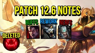 Patch 12.6 Notes - Massive Healing Nerfs - New Rune - Rengar Rework - And More | League of Legends