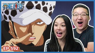 WHAT IS LAW'S PLAN?! 👀 | One Piece Episode 592 Couples Reaction & Discussion