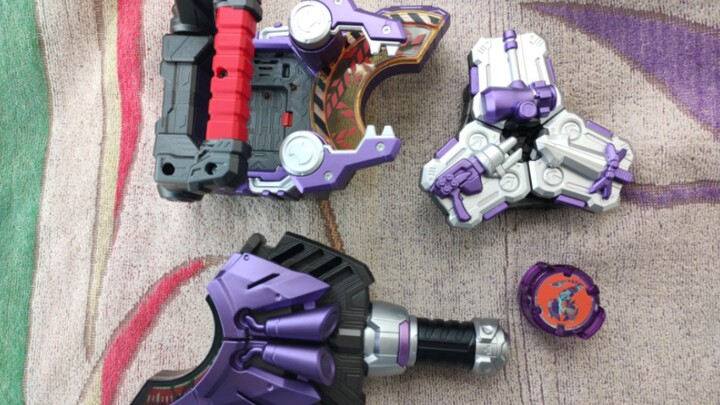 Bandai DX Kamen Rider Bull Color Power Builder & ทาสีหัวเข็มขัด Thruster ใหม่