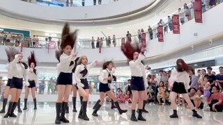 【Izone】High-energy dance cover of "Fantasy Fairy Tale" road show, the atmosphere on site is super ex