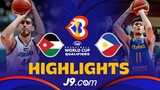 🇯🇴 Jordan vs 🇵🇭 Philippines | Basketball Highlights - #FIBAWC 2023 Qualifiers