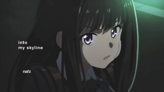 AMV Collab Typography - SkyLine - Chisato x Takina | After Effect Edit