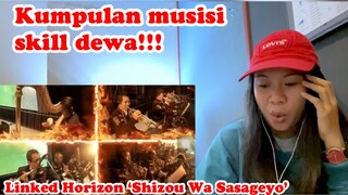 Linked Horizon ‘Shizou Wa Sasageyo’ Reaction | ini benar2 skill Dewa dah semuanya!!nganga aku tu