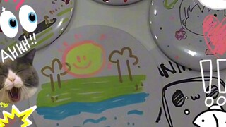 👀 Behind the Scenes / 幕后Badge paper and markers are available for FREE at the Doodle Zone!
