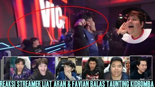 ARAN & FAVIAN BALAS TAUNTING KIDBOMBA! REAKSI STREAMER TLID VS TEAM SPIRIT M6