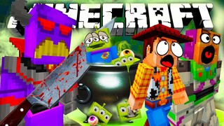 MINECRAFT TOY STORY | SHERIFF WOODY AND BUZZ LIGHTYEAR DEFEAT EVIL EMPEROR ZURG