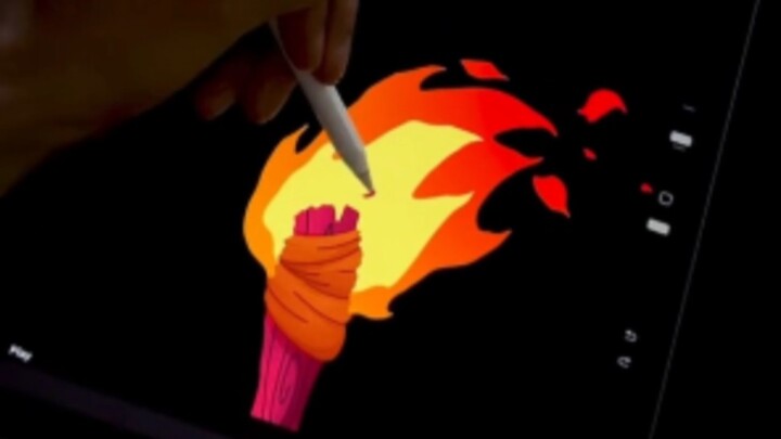 Produksi Animasi Torch Flame
