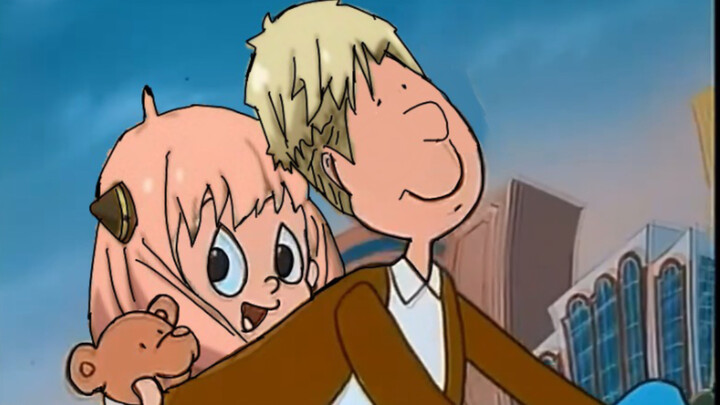 Big-headed Anya and small-headed dusk