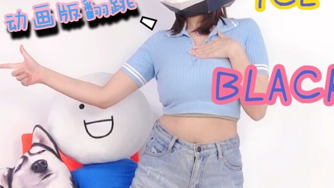 [Cathead Sister] Cover animation version of "Ice Cream" BlackPink is back with a round face
