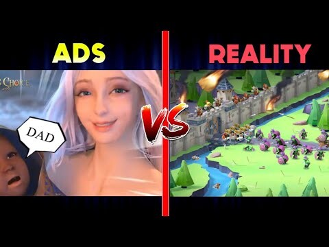 Fake Mobile Games Ads Vs Real Gameplay
