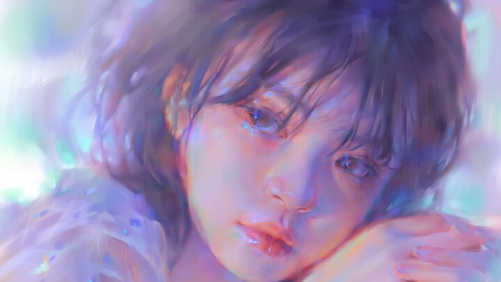 【Vẽ bảng】Tông màu mơ mộng, kỹ thuật tô dày