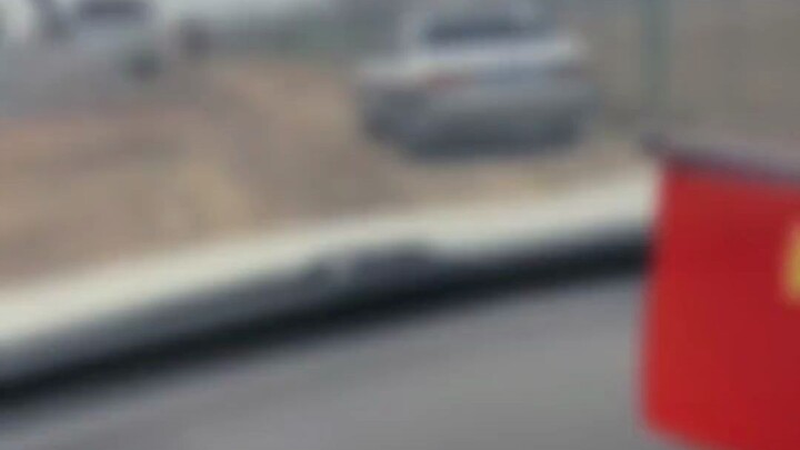 Chased all the way to the construction site