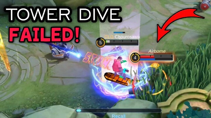 THIS WILL HAPPENNED IF YOU TOWER DIVE MY CHOU! #CHOUROSAWA