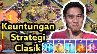 Untung banyak dan Menang banyak strategi clasik clash of clans LAVALON