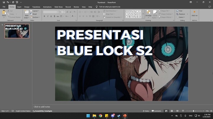 ANIME BLUE LOCK S2 TAPI DICERITAIN WIBU MILITAN