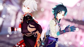 Come and feel the cute crit of the wind boys "Maple Leaf/Xiao/Genshin Impact MMD||Tokyo Summer Sessi