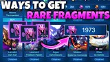 NEW WAYS! GET RARE FRAGMENTS | FREE RARE FRAGMENTS MOBILE LEGENDS 2021 - NEW EVENT MLBB