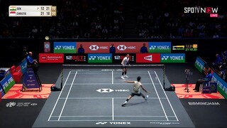 [BWF] - INA [2] vs [1] IND - Tunggal Putra | Jonatan Christie vs Lakshya Sen | All England 2024
