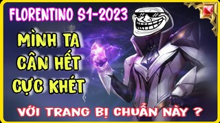 Florentino Liên Quân | Hướng Dẫn Cách Chơi - Lên đồ - Bảng Ngọc Florentino mùa S1-2023 Siêu Mạnh