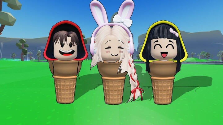 Yuta, Mio Dan Baby Celine Masuk Pabrik Eskrim  ROBLOX