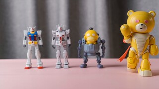 【Chicken Cha Cha Dance】Gundam Stop Motion Animation Version