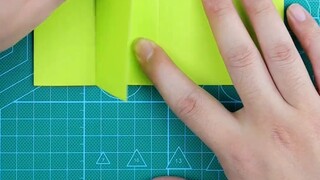 【Origami sáng tạo】 Phiên bản hoàn toàn không có móng tay! Làm bệ phóng máy bay giấy chỉ trong 3 bước