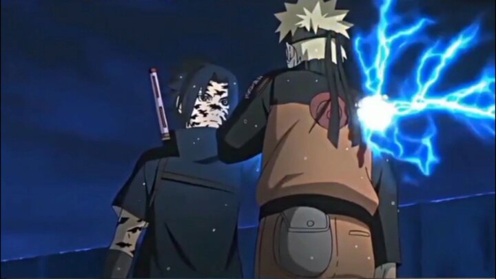 Sasuke ketar ketir melihat dalam tubuh Naruto #naruto #sasuke