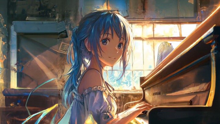 Pixie - soft, gentle pianist - quiet piano solo - anime idol - original