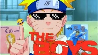 THE BOYS MEME | naruto thug life kakashi funny moment #kakashi #theboysmeme #trending #viralvideo