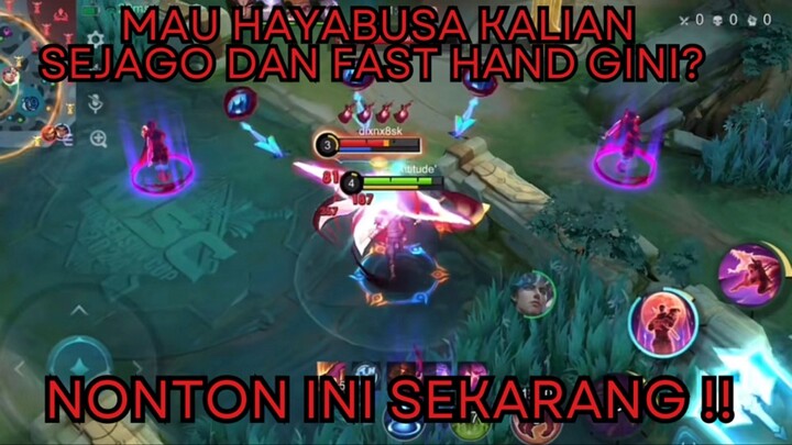 HAYABUSA BAN MULU? INI DIA CARA MAIN HAYA FASTHAND !!!!