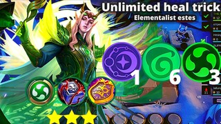 MAGIC CHESS ELEMENTALIST ESTES UNLIMITED HEAL NEW META | MLBB MAGIC CHESS BEST SYNERGY COMBO TERKUAT