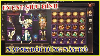 Event cực bá đạo chỉ với 9k up full Kỵ và full thân mật Thiên Ưng pha đi 1 sải của funtap